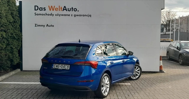 Skoda Scala cena 89900 przebieg: 66707, rok produkcji 2021 z Wyrzysk małe 254